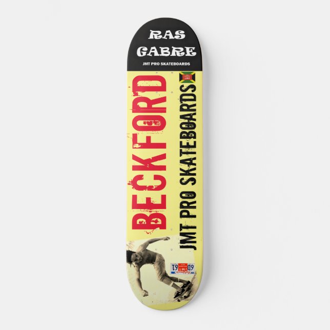 RAS GABRE BECKFORD JMT Skateboard (Framsida)