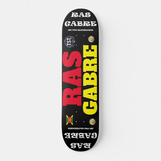 RAS GABRE BECKFORD JMT Skateboard (Framsida)