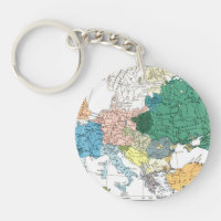 Ras- karta av Europa
