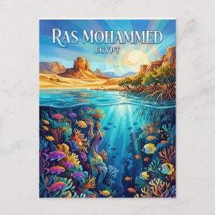 Ras Mohammed nationalpark Egypten Vykort
