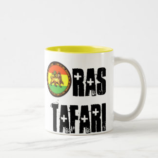 Ras Tafari mugg - gult