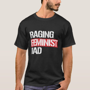 Rasa den feministiska pappan -- vit - tröja
