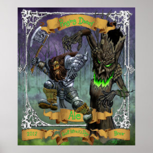 Rasa dvärg- öl poster