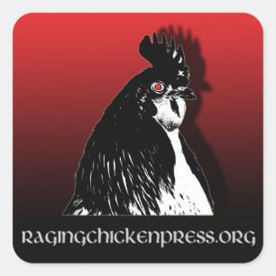 Rasa feg pressklistermärke 2 fyrkantigt klistermärke