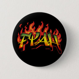 Rasande Fyah Pin Knapp