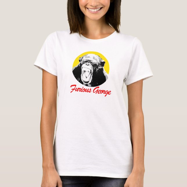 Rasande George T-tröja Tee Shirt (Framsida)