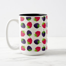 Rasberry & Blackberry Beauty Två-Tonad Mugg