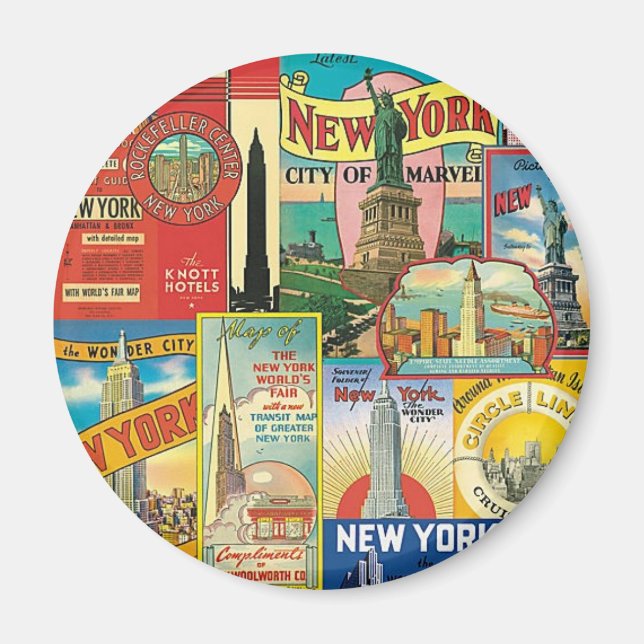 Rascacielos de New York Magnet (Framsidan)