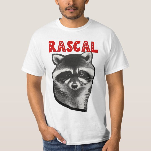 Rascal Raccoon T Shirt (Framsida)