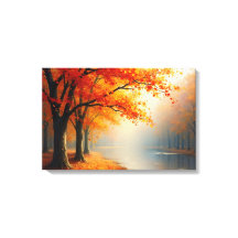 Raschelndes Herbstlaub im Wind