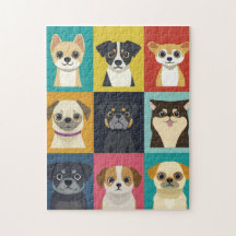 Raser från tecknad hund - Cute Puppy Collection