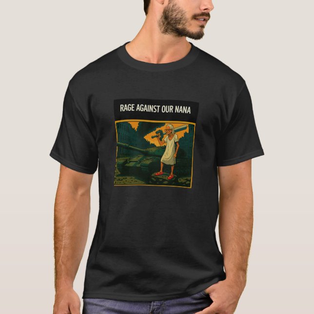 Rasera mot vår mormor t shirt (Framsida)