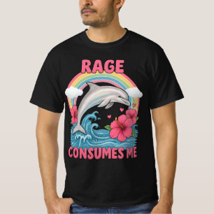 raseri förtär mig delfin meme t shirt