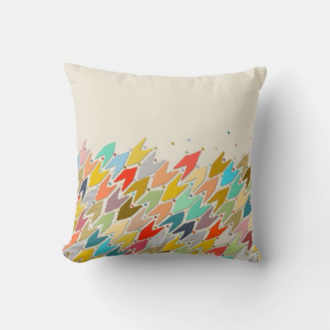 Rashmi ikat elfenben kudde (Framsida)