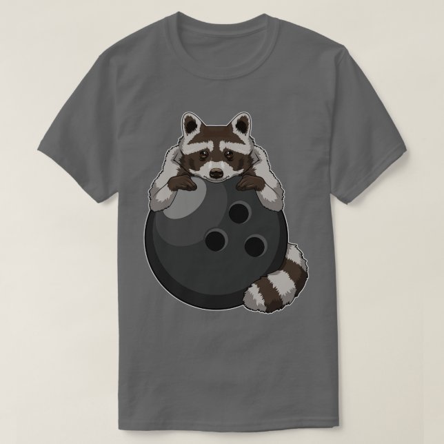 Rasion i Bowling med Bowling ball T Shirt (Design framsida)