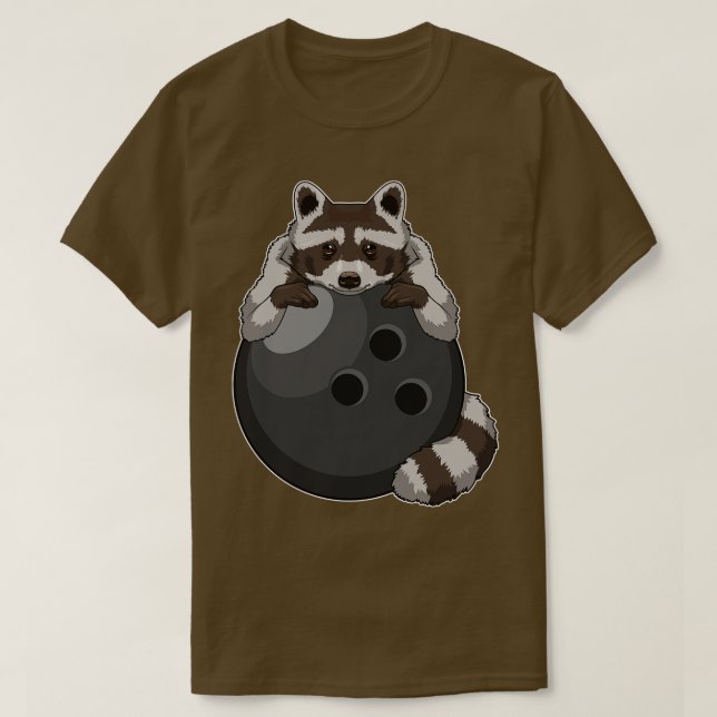Rasion i Bowling med Bowling ball T Shirt (Design framsida)