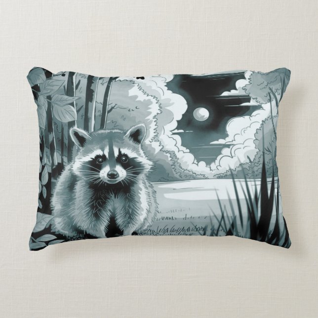 Rasion i Forest Clearing Accent Pillow Prydnadskudde (Framsidan)