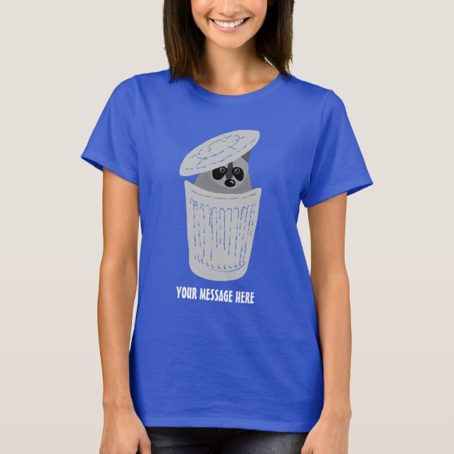 Rasion i Sopor kan cute Anpassningsbar Graphic T Shirt (Framsida)
