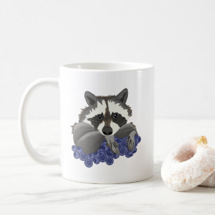 Rasion med blåbär kaffemugg