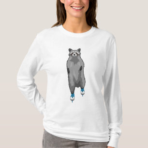Rasion på isar som är i skridskotor t shirt