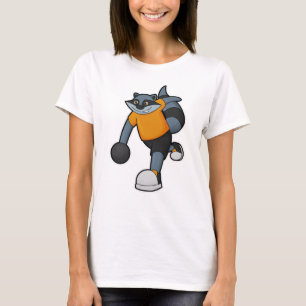 Rasionen i Bowling med Bowling ball T Shirt