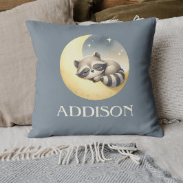 Rasionen på Måne! Anpassat namn Cute Nursery Kudde