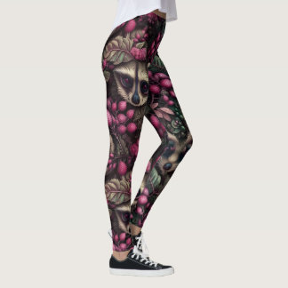 Rasioner i hallonbalkar - Cute Leggings