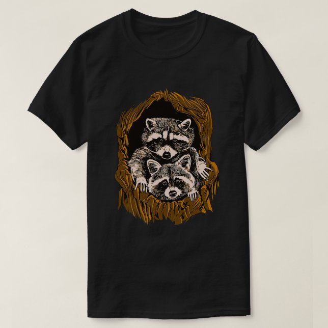 Rasioner i träd t t shirt (Design framsida)