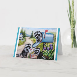 Rasioner Valentine Mail Blank Greeting Card Kort