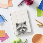 Rasionpennan Teckning iPad Pro Skydd<br><div class="desc">Raccoon Pencil Teckning av Victoria Borges</div>