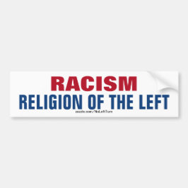 Rasism är den Lämnat religionens religion Bildekal