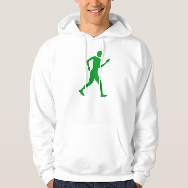 Rasism - Grass Grönt Hoodie (Framsida)