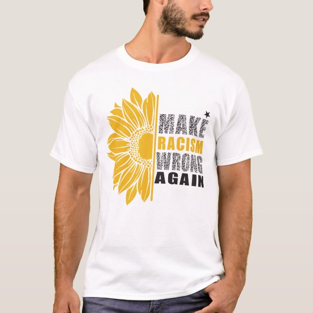 Rasism Svarta liv Matter BLM African American T Shirt (Framsida)