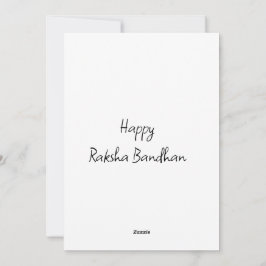 Raskha Bandhan Helgdag Card Julkort