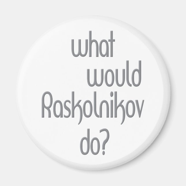 Raskolnikov Magnet (Framsidan)