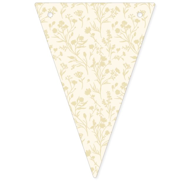 Raslande Blommor Guldvete - Neutral Vimplar (Första flaggan)
