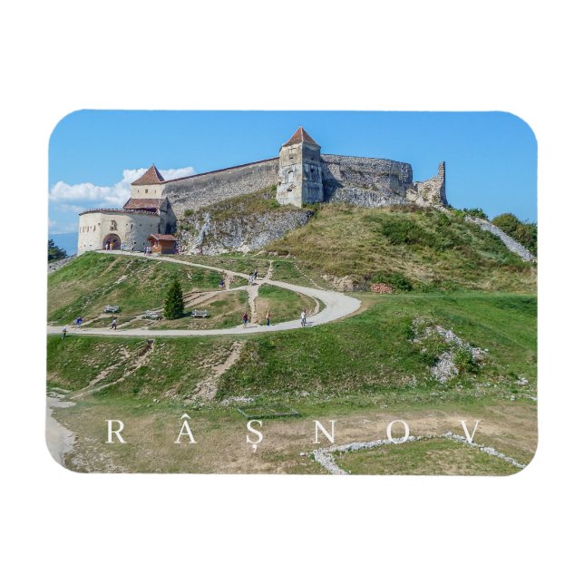 Rasnov Citadel-ingångsvy för kylskåp Magnet (Horisontell)