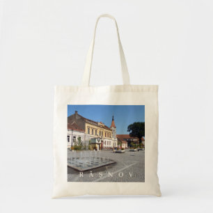 Rasnov Market Square view to bag Tygkasse