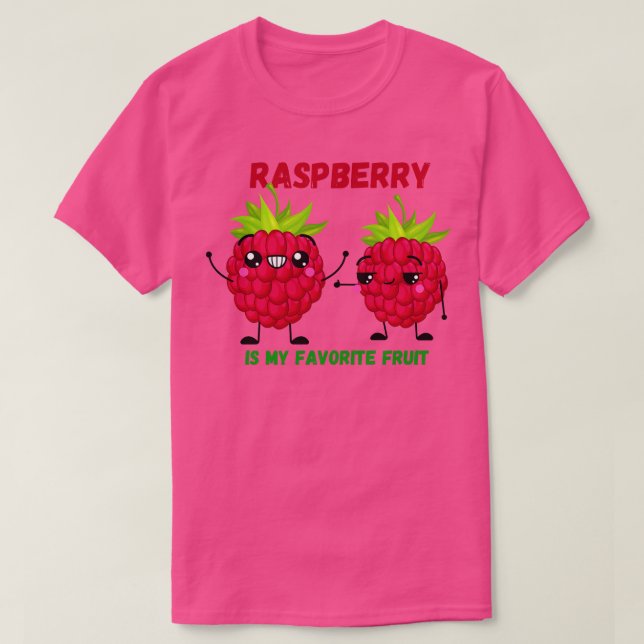 Raspberry älskare t shirt (Design framsida)