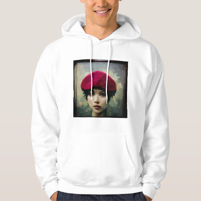 Raspberry Beret Hoodie (Framsida)