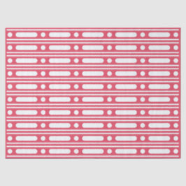 Raspberry Bone Inlay Dots Border Decoupage Paper