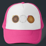 Raspberry Boston Creme Filled Donut Doughnut Keps<br><div class="desc">Innehåller en originalmarkörillustration av hallongelé,  Boston-kräm och vaniljgräddfyllda munstycken. Denna design finns också tillgänglig för andra produkter. Ser du inte vad du är tittar för? Behöver du hjälp med anpassning? Kontakta Rebecca för att få något designat bara för dig.</div>