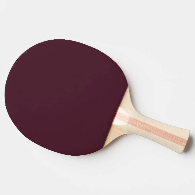 Raspberry Burgundy, Solid Burgundy Pingisracket (Sidan)
