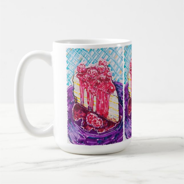 Raspberry Cake Kaffemugg (Vänster)
