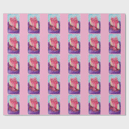 Raspberry Cake Presentpapper