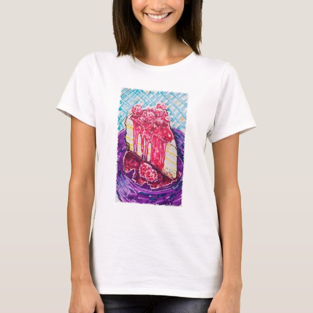 Raspberry Cake T Shirt (Framsida)