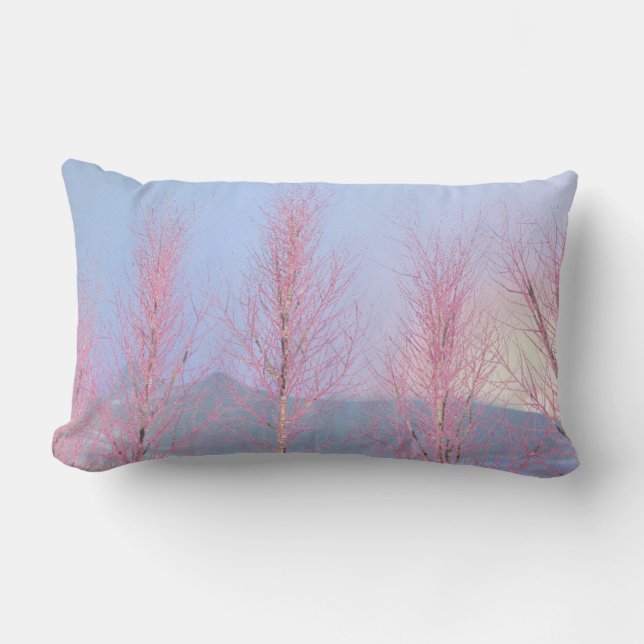 Raspberry Creme Birch Dekorativ kudde (Framsida)