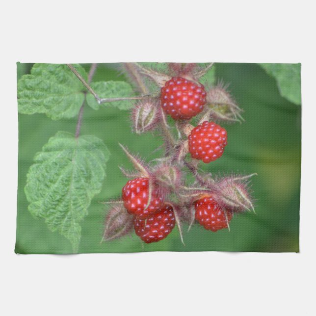 Raspberry Dish Towel Kökshandduk (Horisontell)