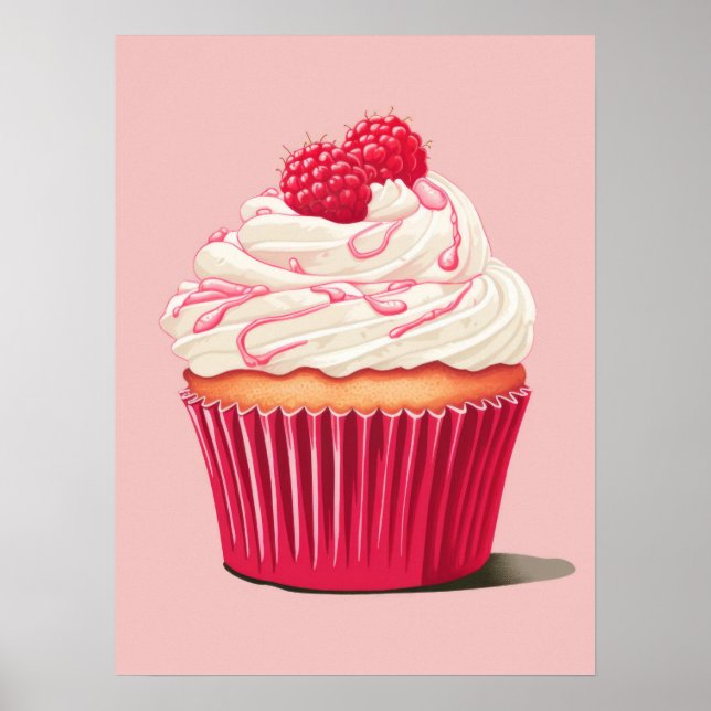 Raspberry Elegance Treat Poster (Framsidan)