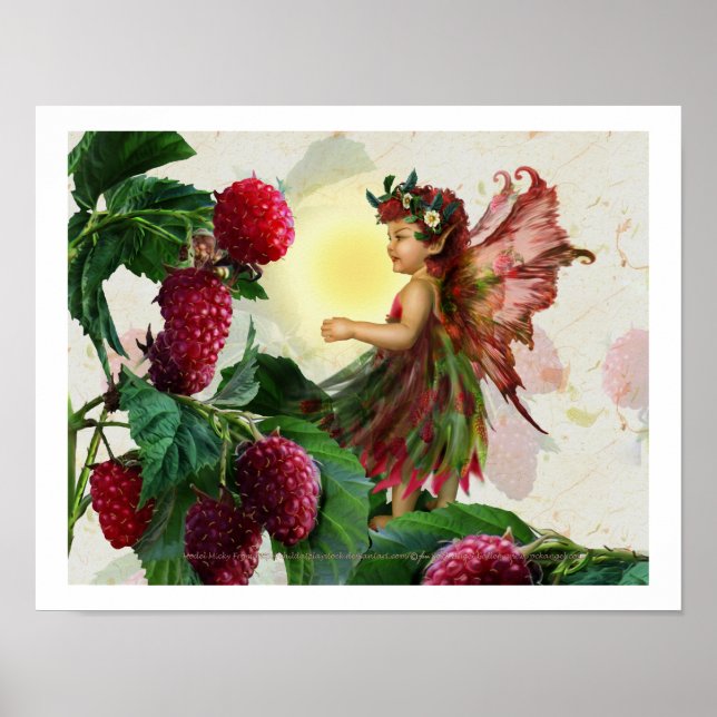 Raspberry Fairy Poster (Framsidan)